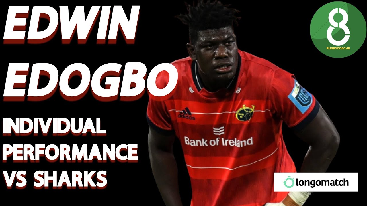 EDWIN EDOGBO VS SHARKS #MUNvSHA | INDIVIDUAL PERFORMANCE  #URC