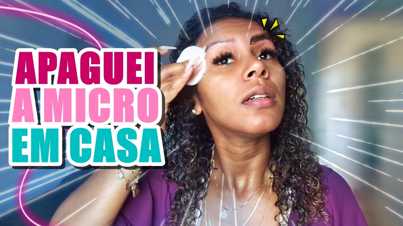 DESPIGMENTANDO A SOBRANCELHA EM CASA • COM PRODUTO DA AVON - APAGANDO MICROPIGMENTAÇÃO!