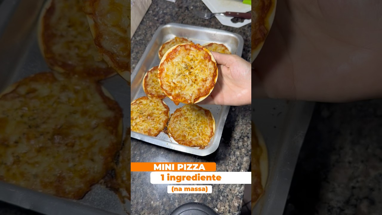 PIZZA COM MASSA PRONTA DE PASTEL!