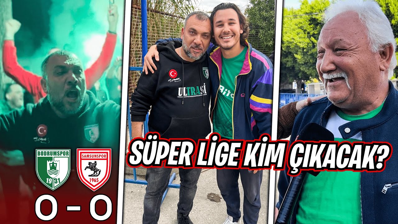 BODRUMSPOR SAMSUNSPOR VLOG FUTBOLCULARI ZİYARET ETTİK