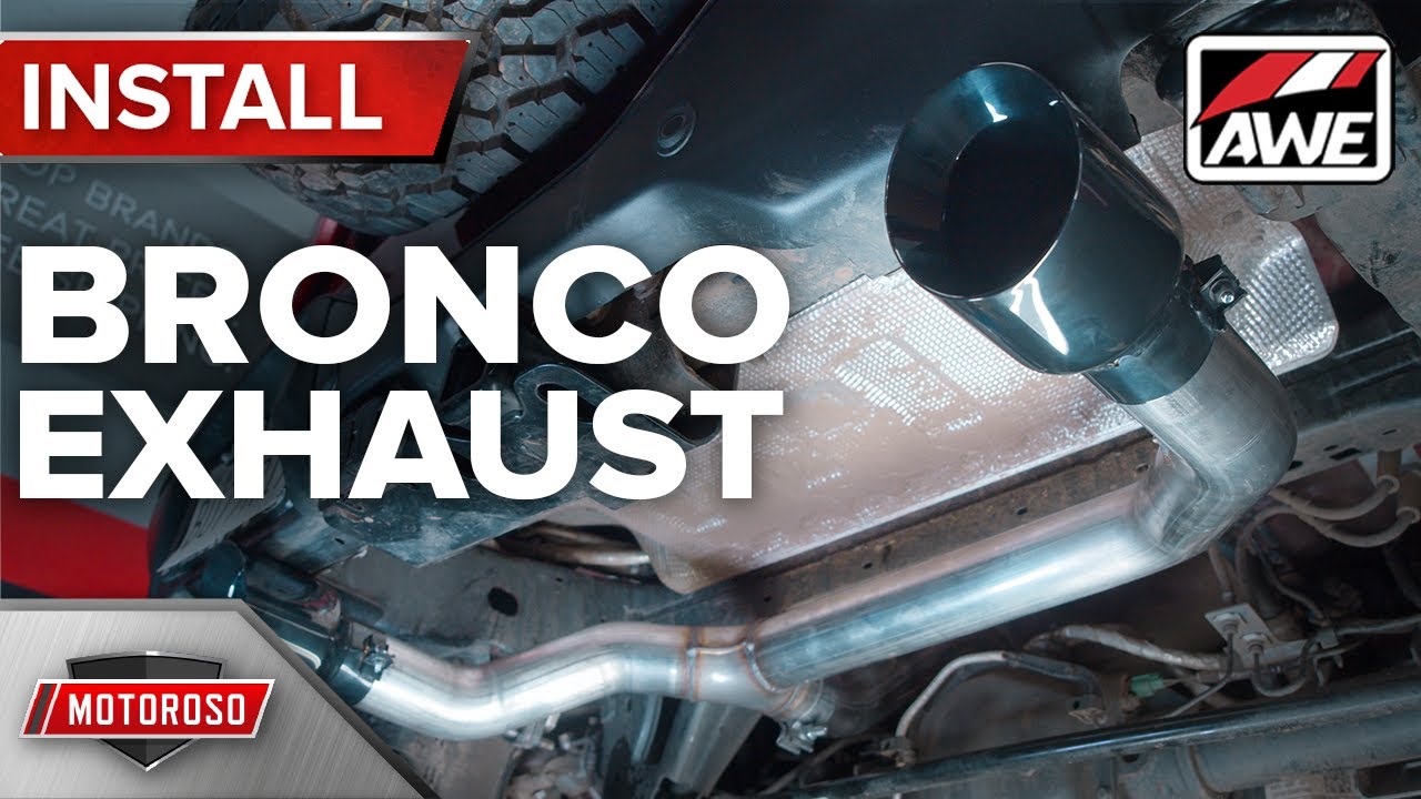 Installing a Cat Back Exhaust on the New Bronco! - AWE 0FG Exhaust System