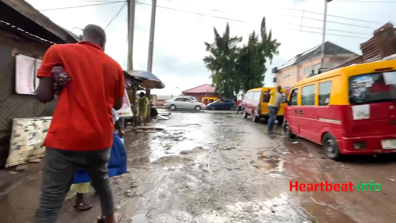 Sunny to raining day in Edo state
