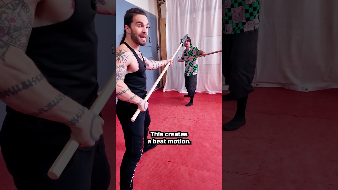 How to Block with a Spear #martialarts #spear #combat