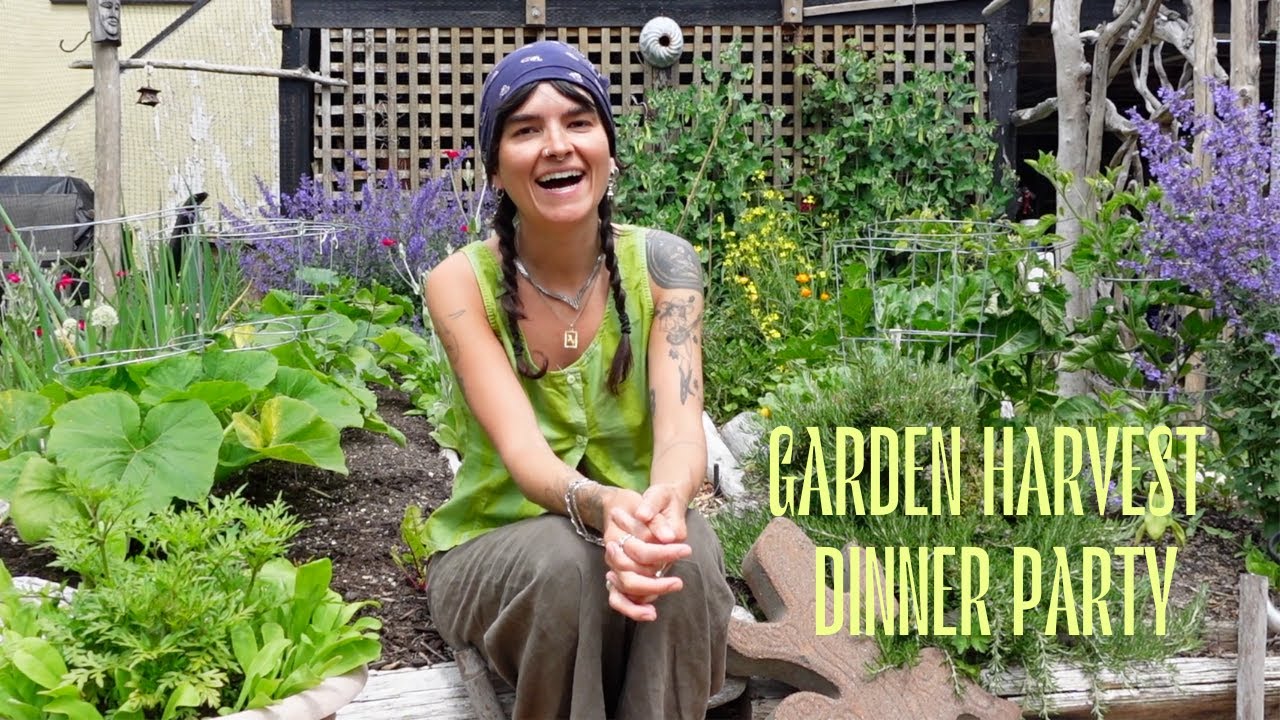 Garden Harvest Dinner Party At My Childhood Home On Vancouver Island