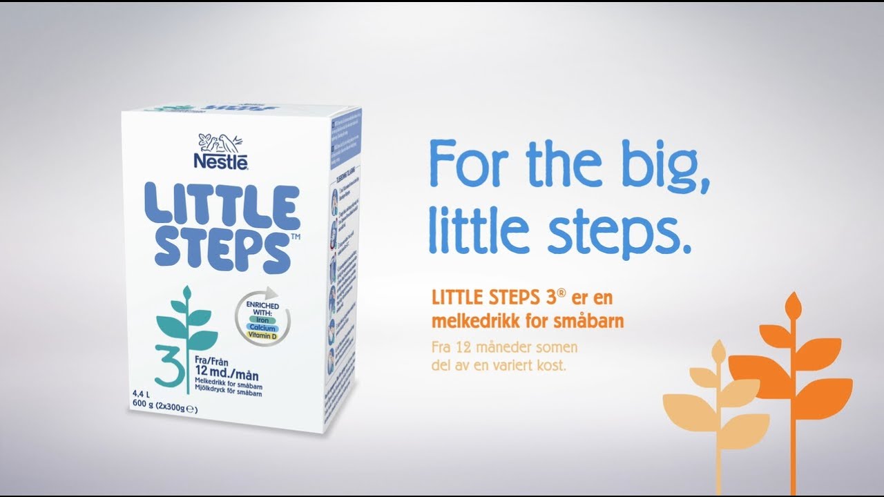 Little Steps 3 melkedrikk for sm&aring;barn - For the Big Little Steps