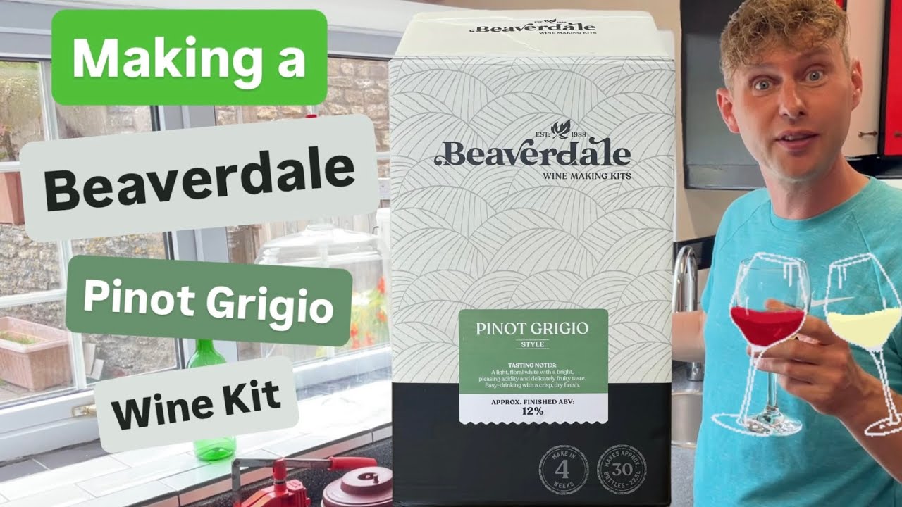 Making a Beaverdale Pinot Grigio - New Box Design