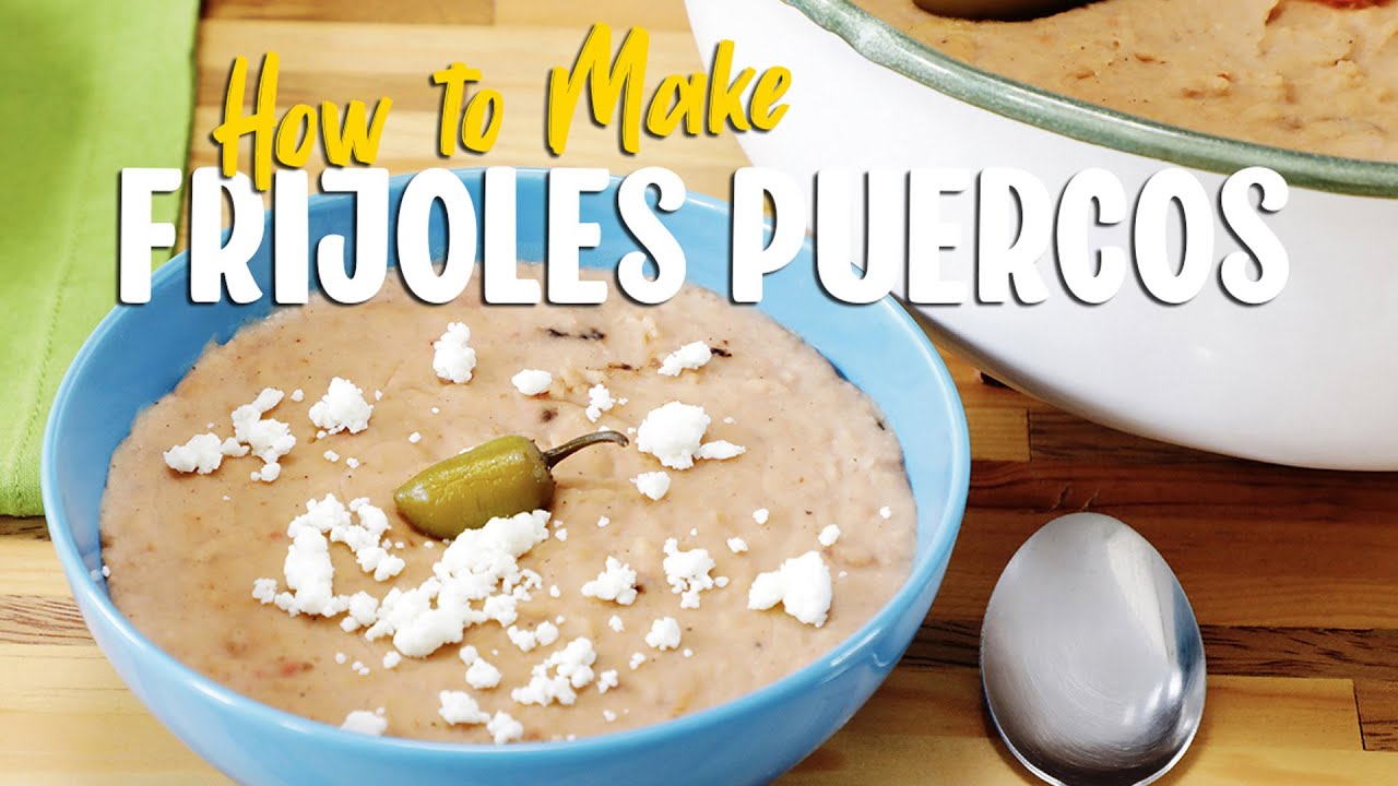 How to make Authentic Mexican FRIJOLES PUERCOS