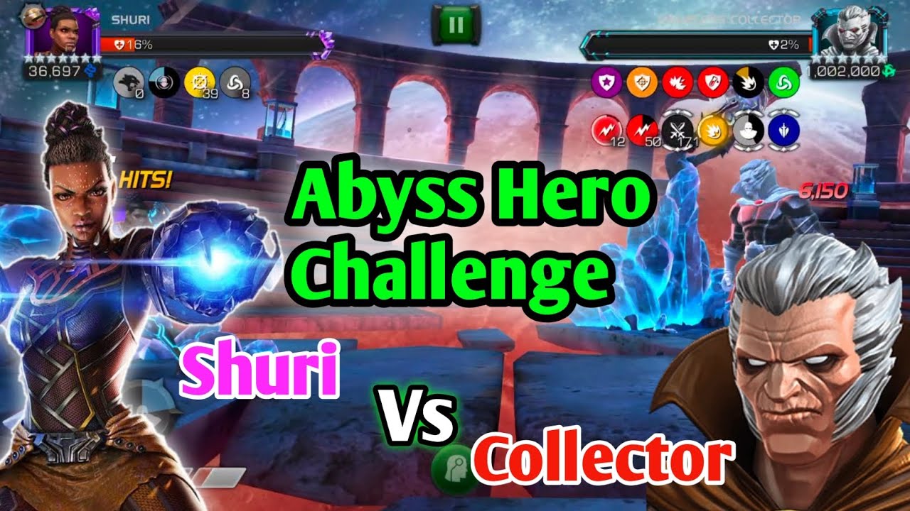 Shuri VS Collector | Abyss #Hero | Carina Challenge | MCOC 