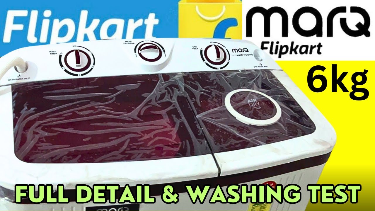 Flipkart Marq Washing Machine | Flipkart Washing Machine | Full Review & Washing Test #flipkart