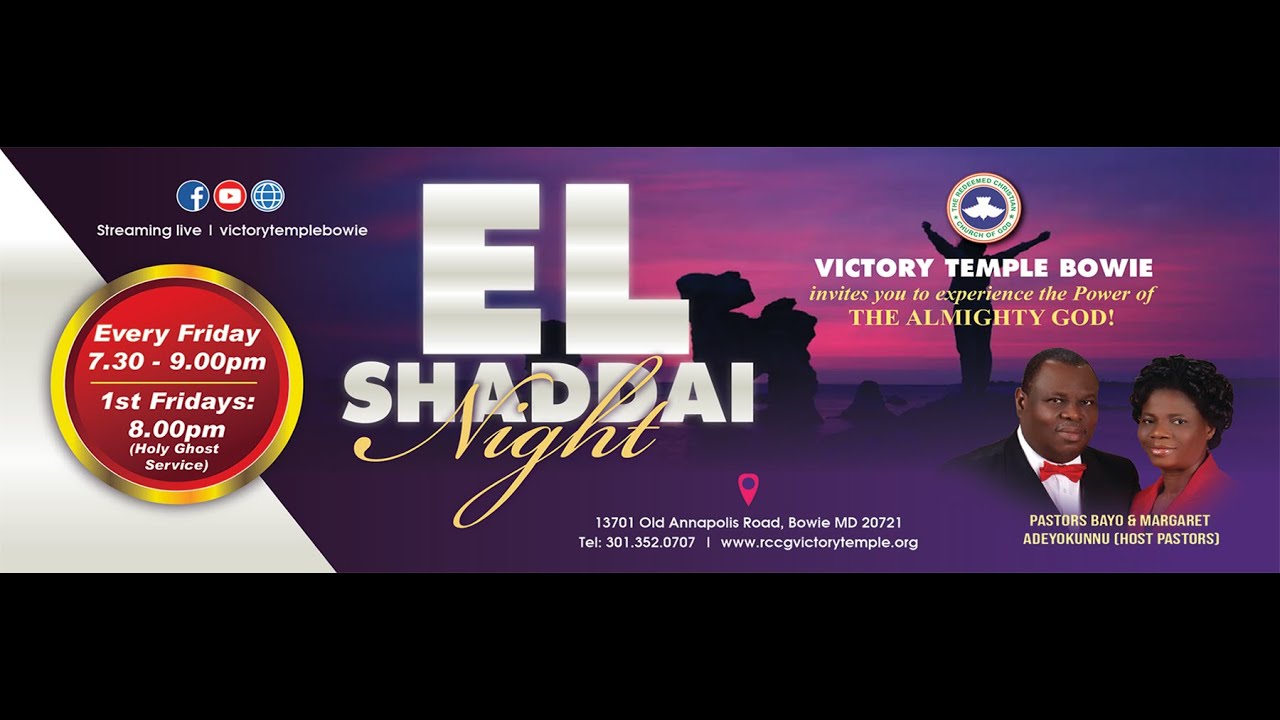 El Shaddai Night | JANUARY 30, 2026 | Victory Temple Bowie
