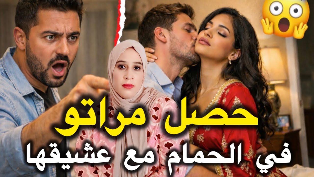 لقا مراتو في الحمام مع عشيقها😨 مول الفعلة كيفاش حصل…