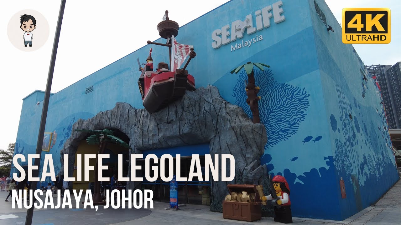 Walking In SEA LIFE | Aquarium | Legoland | Mall of Medini | Johor Malaysia | Walking Tour 2022 [4K]