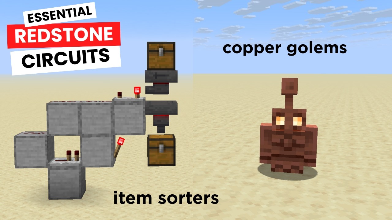 Everything You Need to Know About Copper Golems & Item Sorters