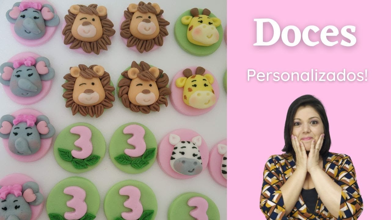 Como fazer docinho no tema safari - Docinhos personalizados.