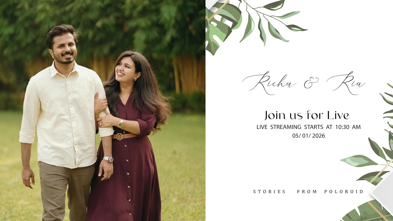 WEDDING LIVE STREAMING / RICHU & RIA / 05-01-2026 / POLOROID