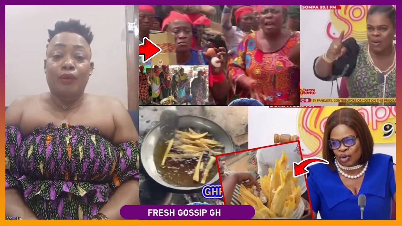 🔥Oheneba Serwaa Fires Anwiankwanta Yam Sellers For Cursing Oheneni Adazoa….This Is Why
