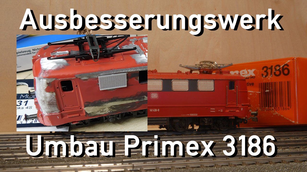 Ausbesserungswerk Märklin (Primex) H0 Bastelstunde 3186 Baureihe 141