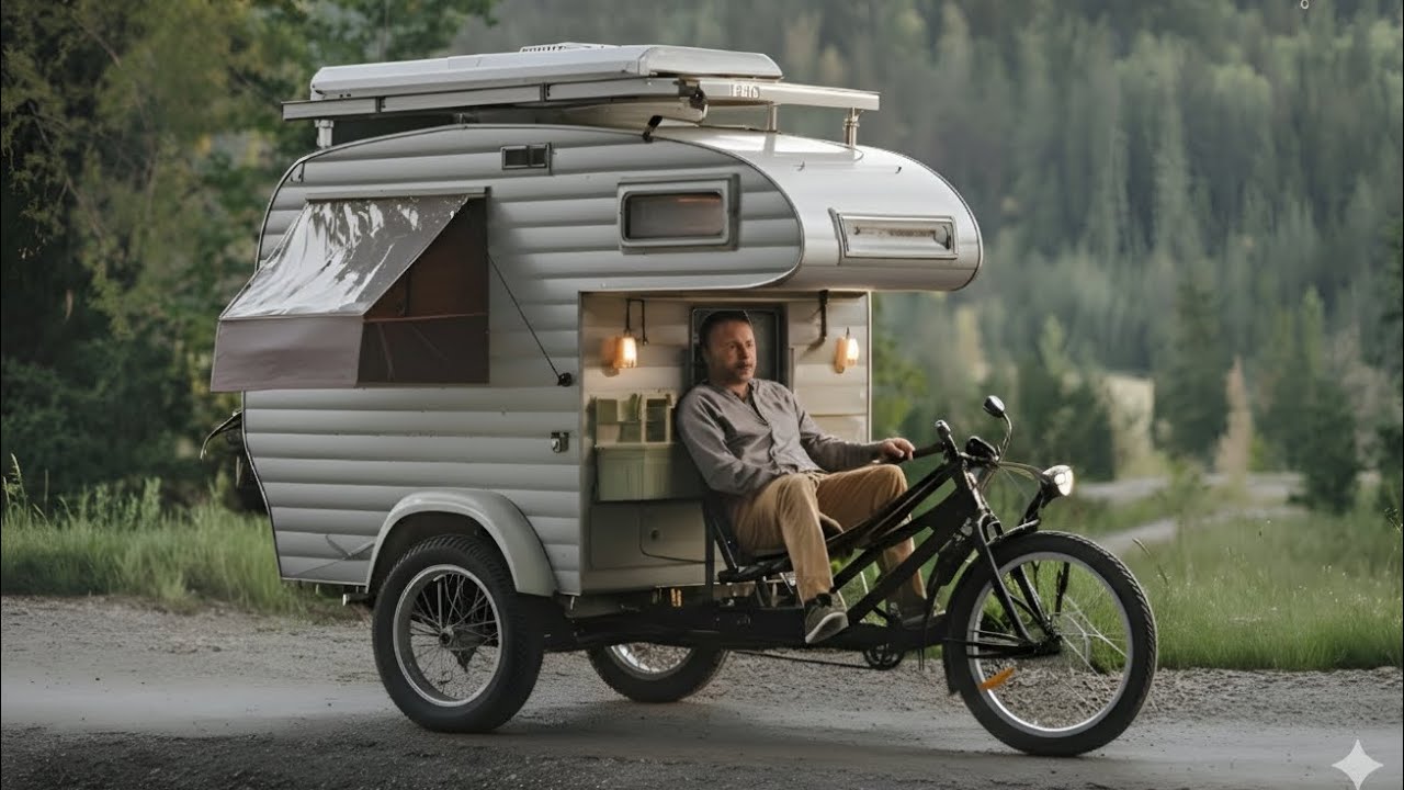 2026 Kevin Cyr Tricycle Camper Review – The Most Futuristic Micro RV Ever Built?