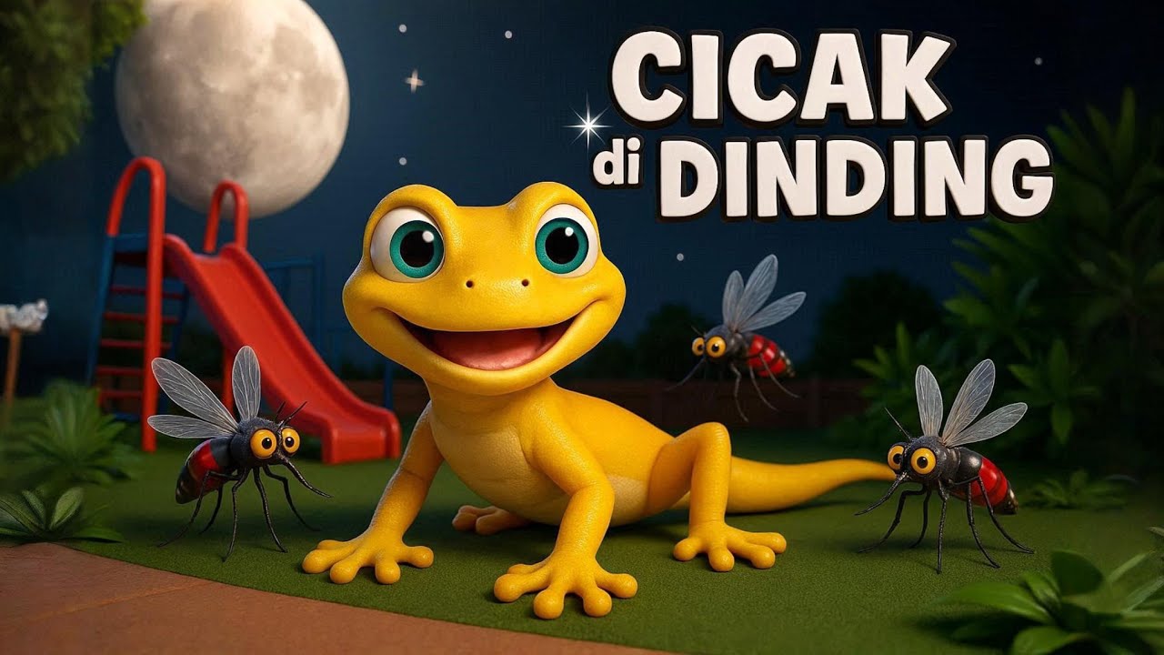 Cicak Cicak di Dinding – Lagu Anak Anak | Animasi Edukasi