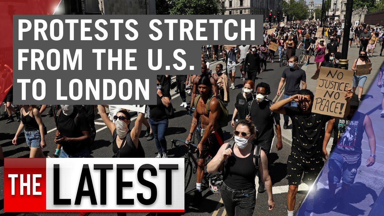 George Floyd protests: Demonstrations go global now stretching from the US to the UK | 7NEWS