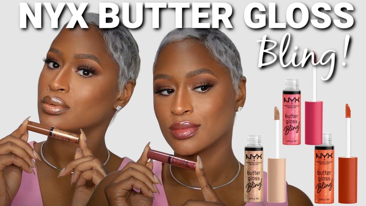 NYX Butter Gloss Bling Try-On and Combos | ARIELL ASH