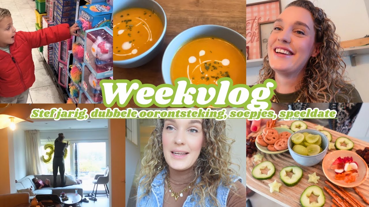 VERJAARDAG STEF VOORBEREIDEN, RONDJE KRUIDVAT, EEN ZIEK KIND | Zeg maar Fem | Weekvlog