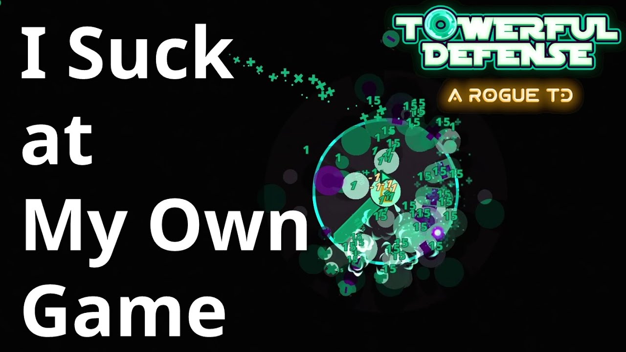 Dev Play #1 - Towerful Defense: A Rogue TD, single tower defense action roguelike
