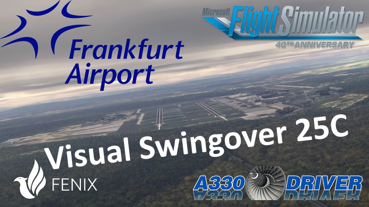 Tipps & Tricks: Flying the Visual Swingover 25C at Frankfurt | Fenix A320 | Real Airline Pilot