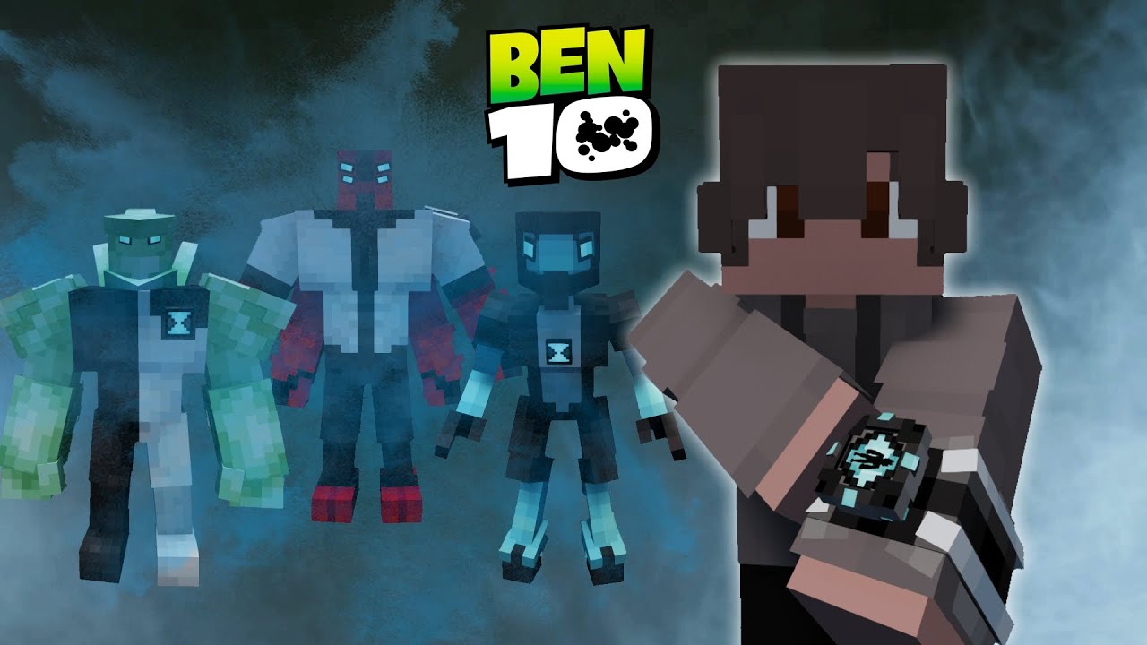 ITS HERO TIME Minecraft ben 10 mod showcase