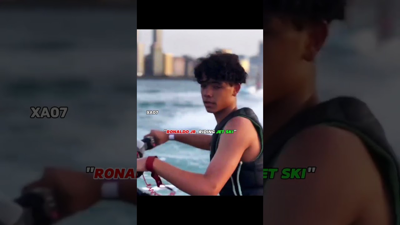 Ronaldo Jr. Teaching His Father 