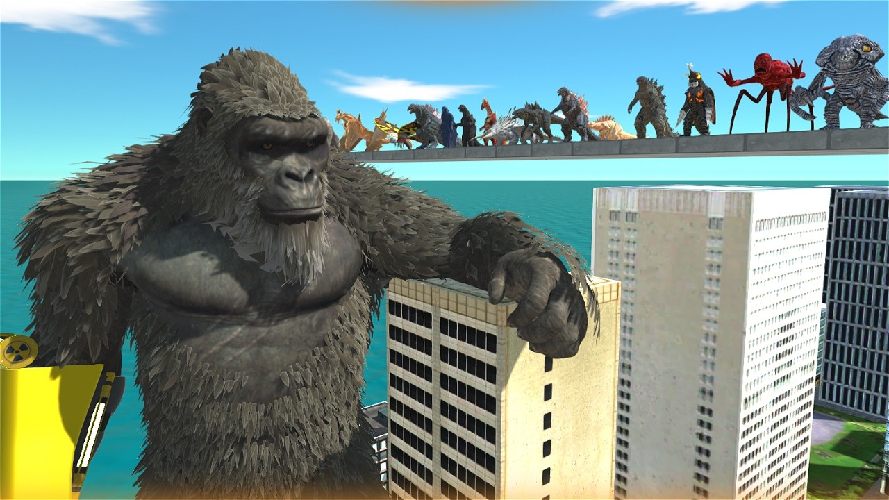 KONG Vs ALL Legendary Monsters - Kaiju Nation