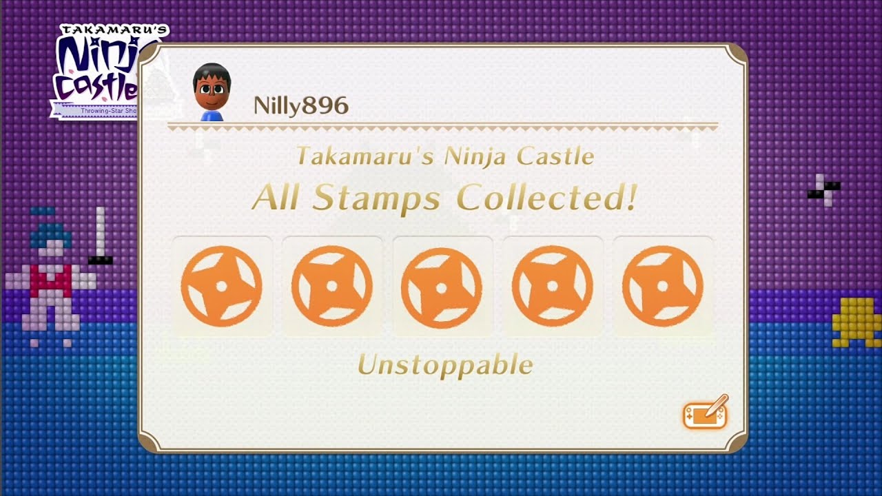 Nintendo Land - Solo Attraction - Takamaru's Ninja Castle - Unstoppable Stamp Run