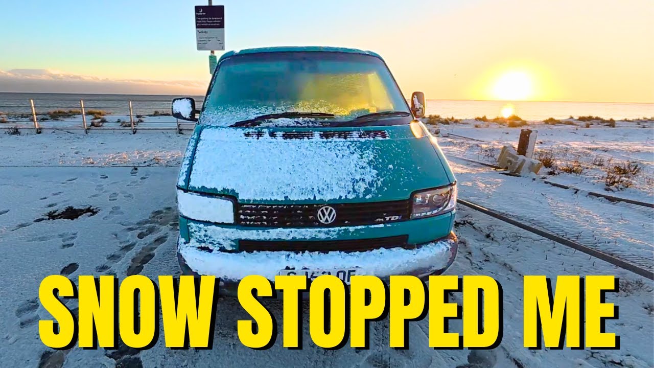 Snow Stopped My Winter Van Life Plans