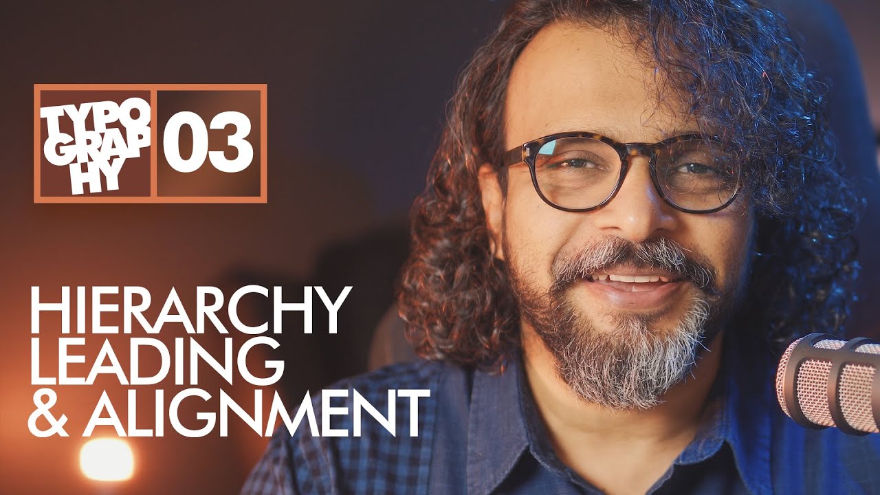 Hierarchy, Leading & Alignment in Typography - اردو / हिंदी`