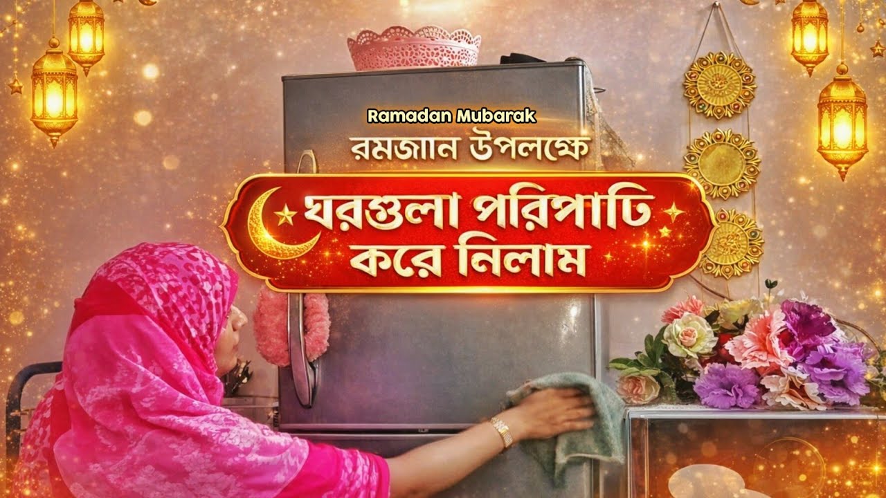 রমজান উপলক্ষে ঘরগুলো পরিপাটি করে নিলাম🙂 | I cleaned the rooms | Fahima Rupa lifestyle 