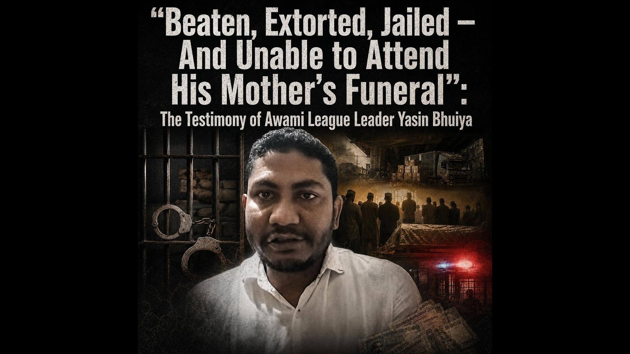 &ldquo;Beaten, extorted, jailed &mdash; and unable to attend his own mother&rsquo;s funeral.&rdquo;