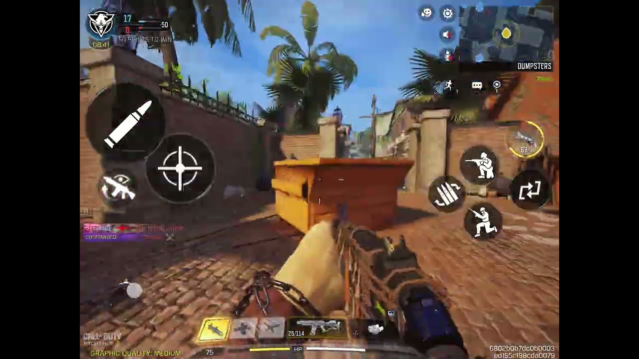 5 finger claw + Grau 5.56 Knot Sling #codmobile