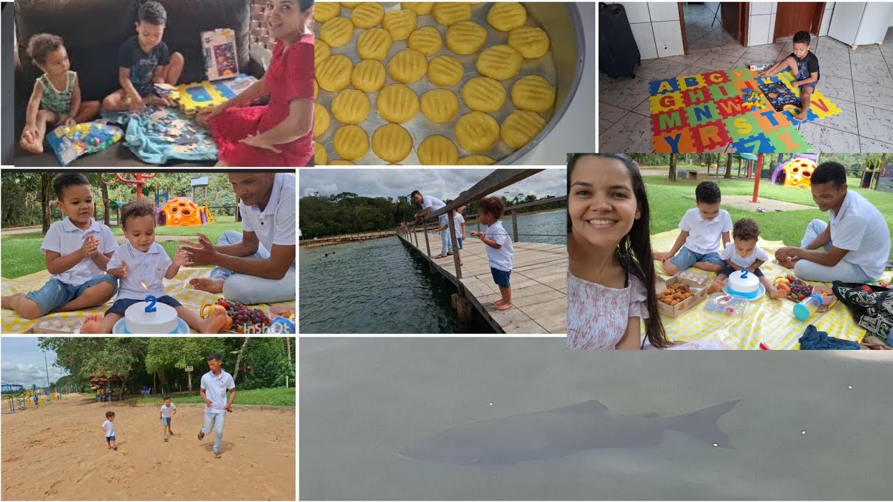 Aniversário do Ravi+receita+presentes/piquenique na naturesa(prainha de sapezal)+ peixes