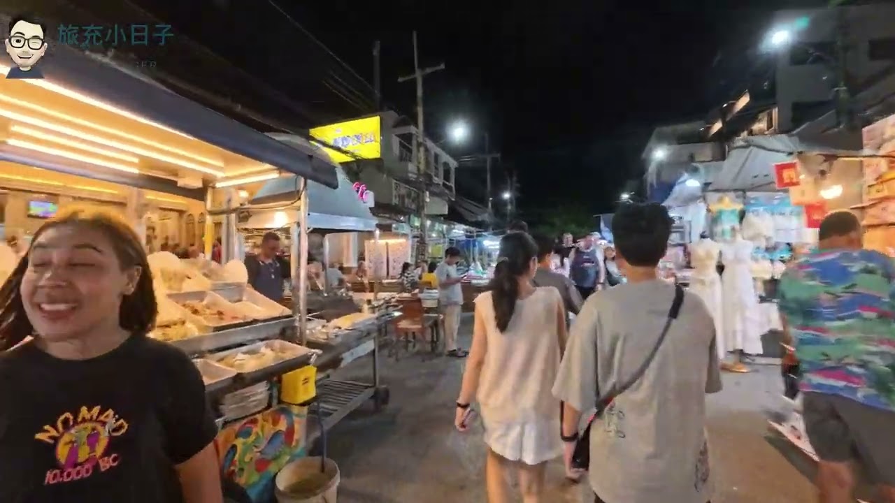 華欣夜市Hua Hin Night Market｜景點攻略｜泰國華欣 Thailand Hua Hin｜4K HDR