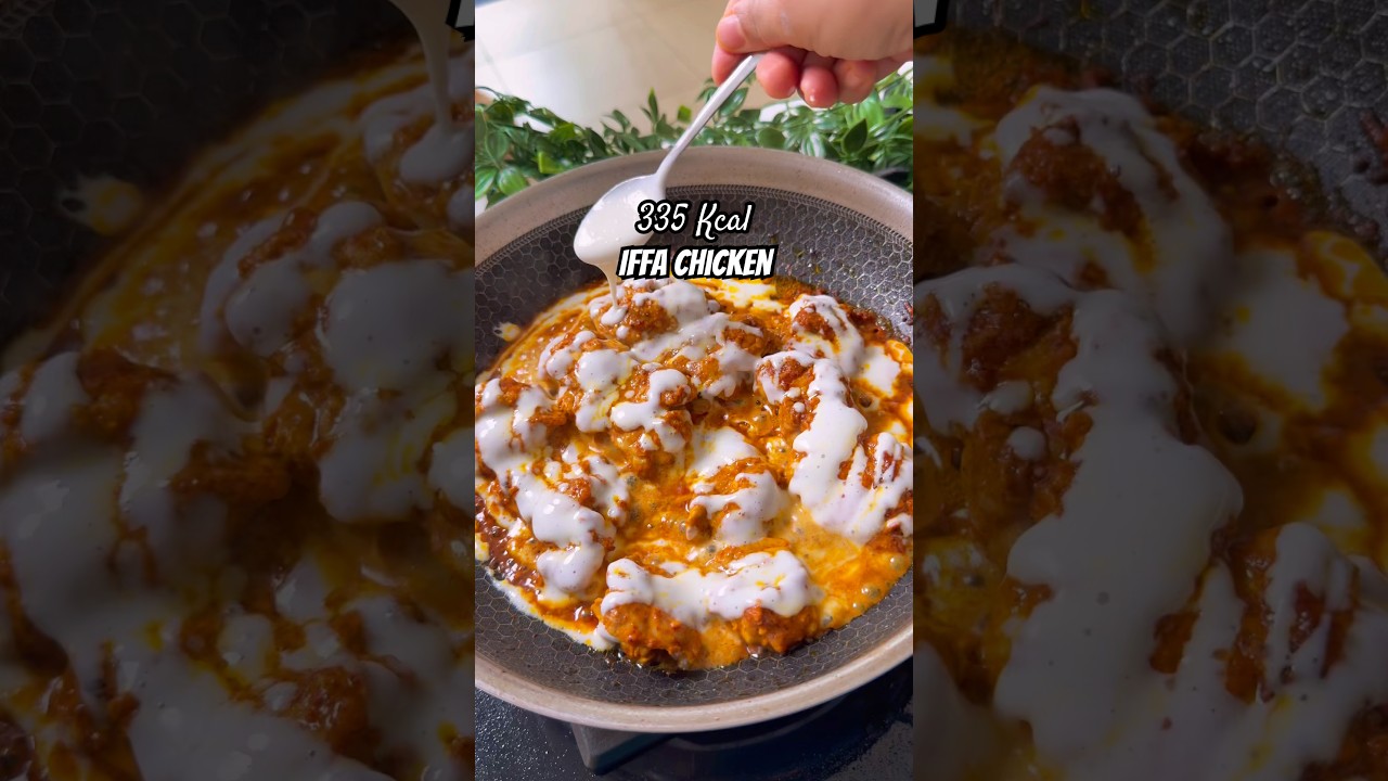 Spicy Creamy Iffa Chicken #indianchickenrecipe #healthyrecipes #trending #chickencurry