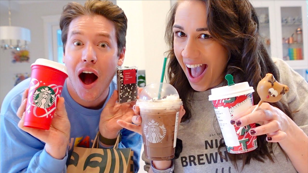ПОПРОБУЕМ ВСЕ ПРАЗДНИЧНЫЕ НАПИТКИ STARBUCKS!