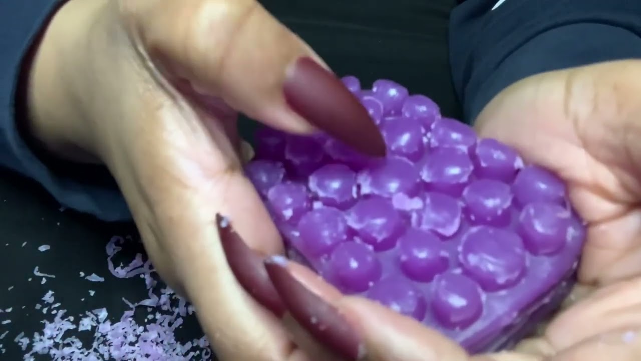 ASMR Aggressive Textured Soap Tapping & Scratching; Pointy Long Nails