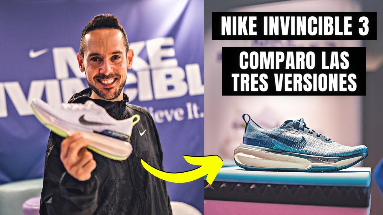 ❌ NIKE INVINCIBLE 3 // Comparo las TRES VERSIONES 😲