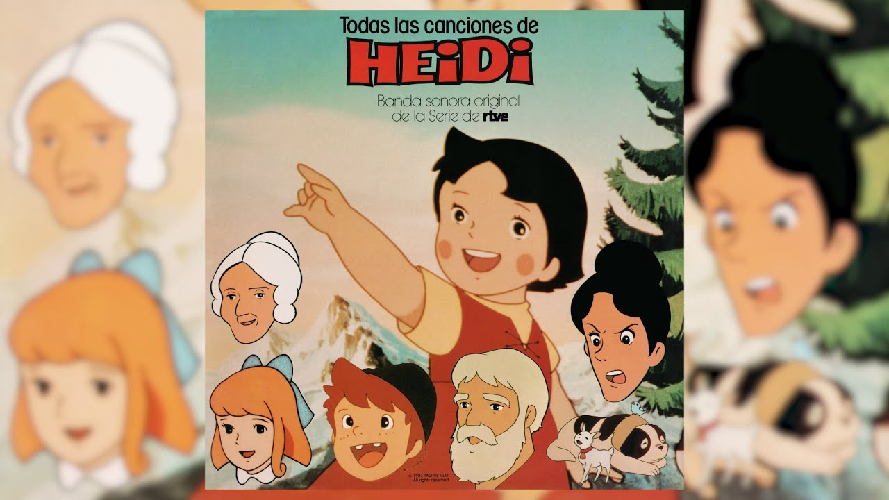 Todas las Canciones de HEIDI. Banda Sonora Original de la Serie de RTVE. LP PL 71478 RCA 1987 España