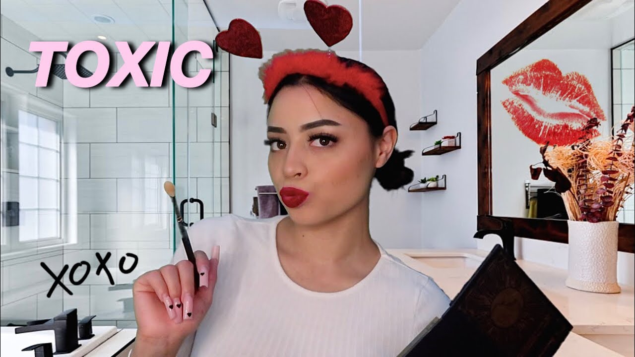 ASMR Toxic Friend Does Your Makeup For VALENTINE'S DAY
