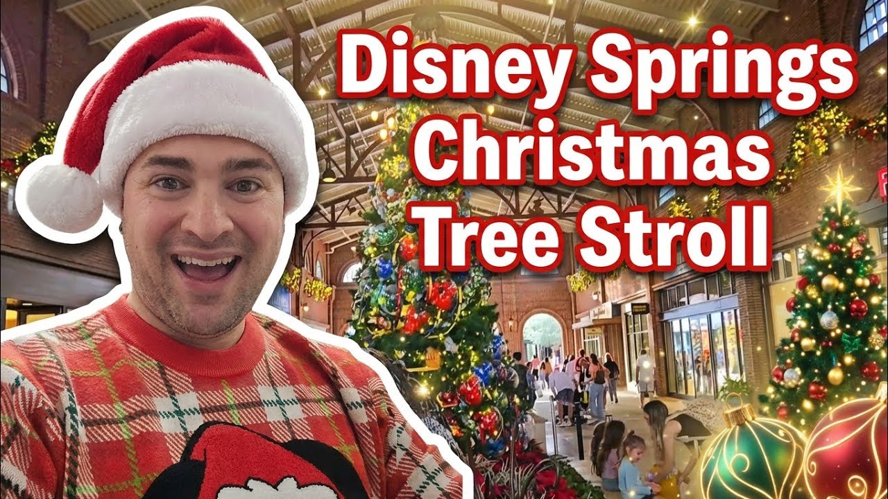 Disney Springs Christmas Tree Stroll 🎄 + Gideon’s Kris Kringle & Krampus Cookies REVIEW!