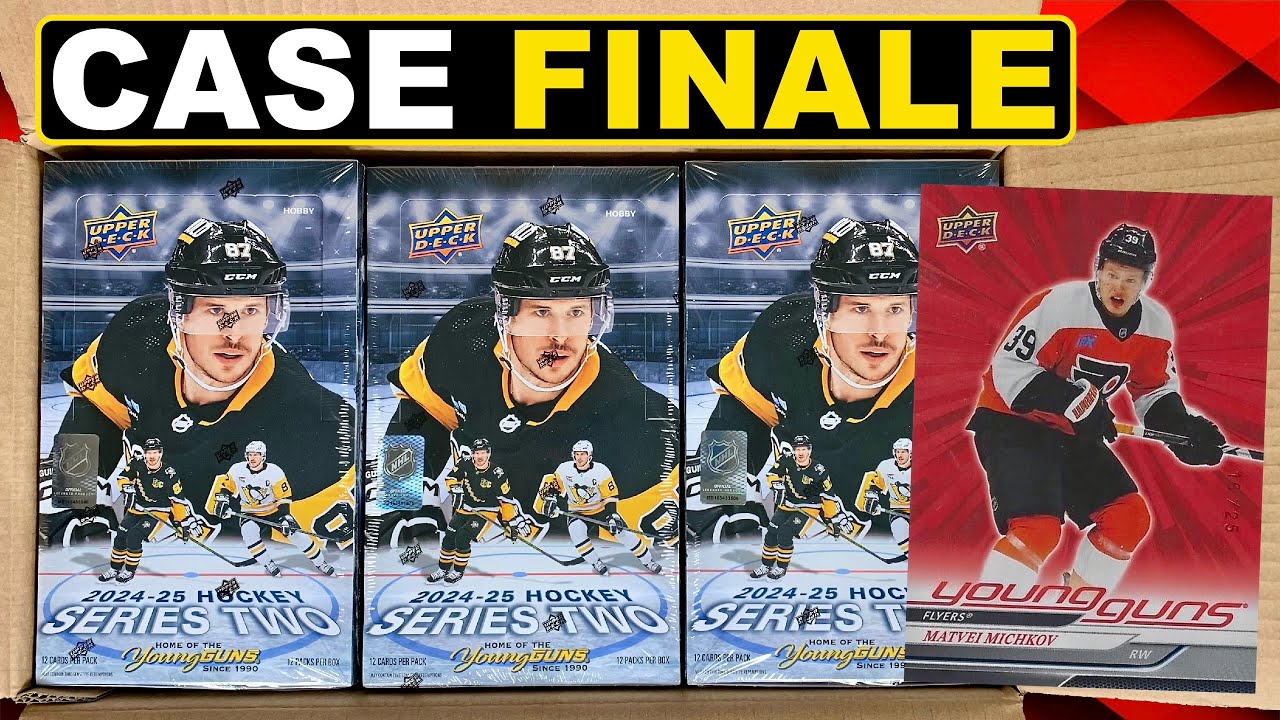 PREDICTING THE PACKS! - 2024-25 Upper Deck Series 2 Hockey Hobby Case Break Part 4