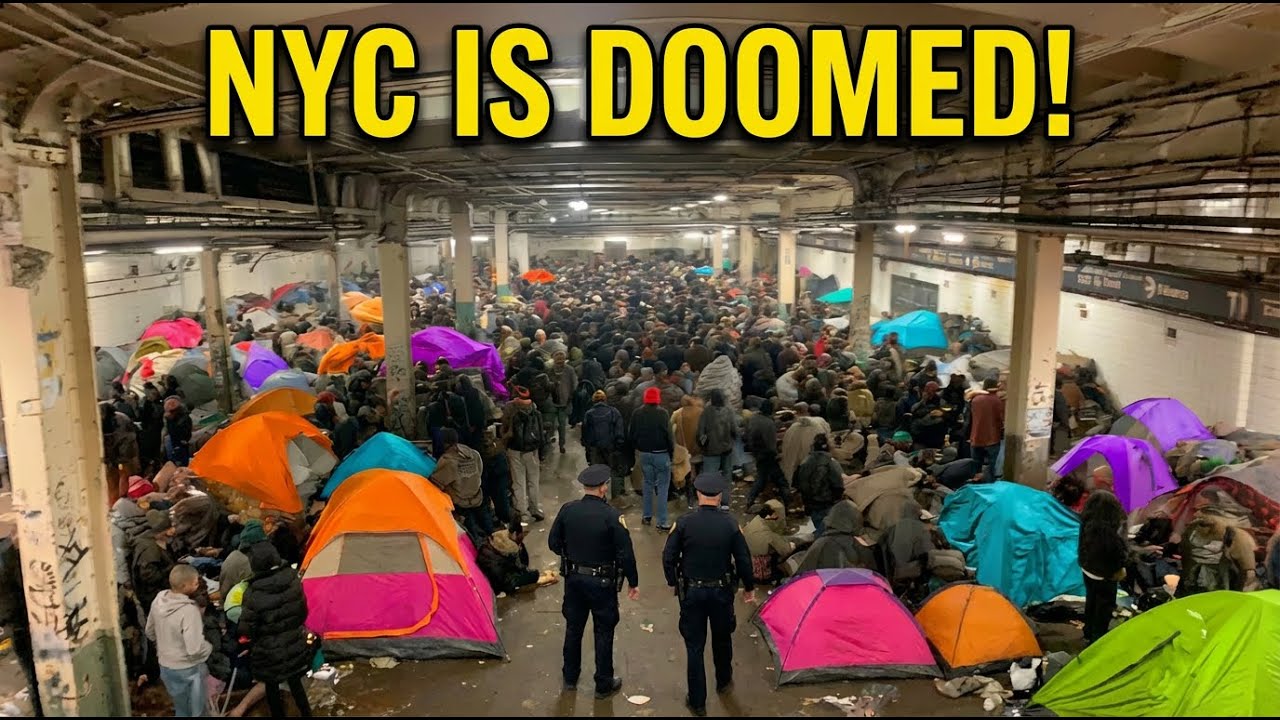 NYC Is COLLAPSING &mdash; Subways, Shelters & Hotels OVERWHELMED (120,000+ Homeless)
