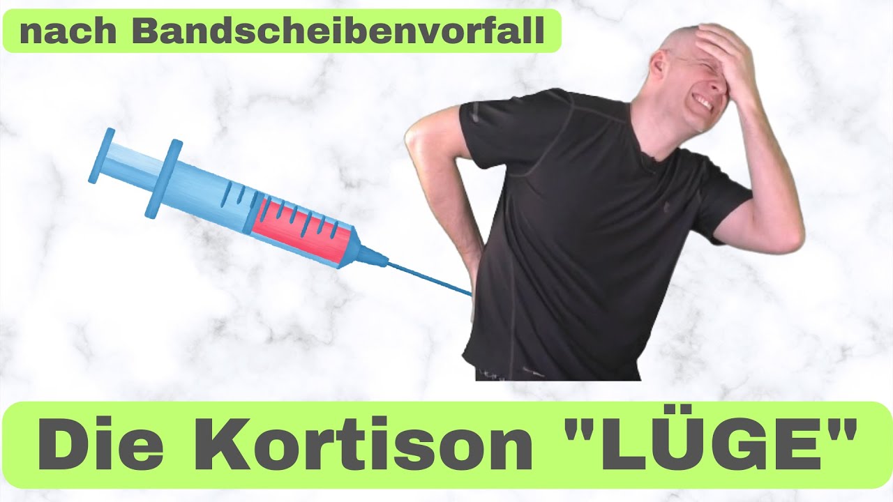 Injektion nach Bandscheibenvorfall - Die Kortison Lüge (LWS - HWS)