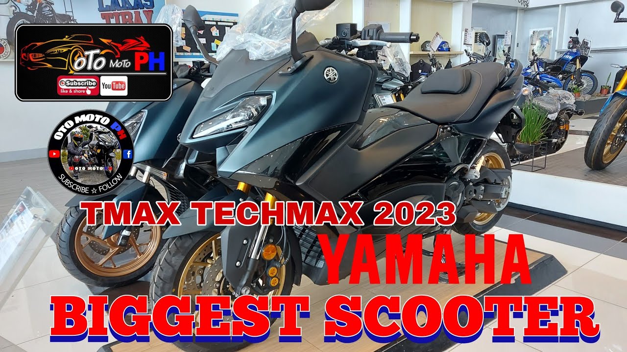 2023 NEW YAMAHA TMAX 560 TECHMAX WALKAROUND REVIEW / SPECS AND PRICE